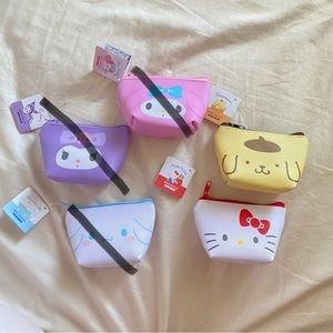 sanrio mini pouches - new